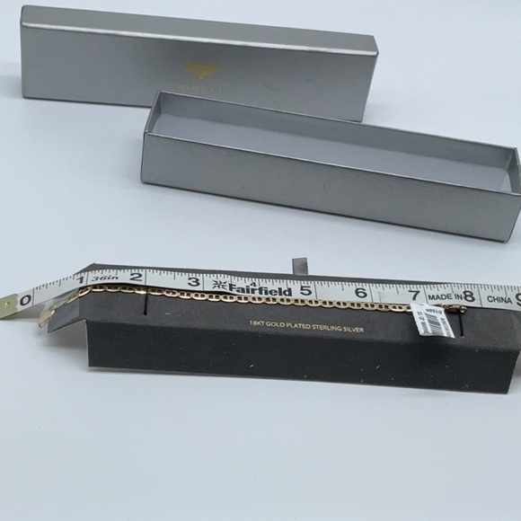 Moricci 18KT Gold plated sterling silver bracelet - Picture 3 of 3